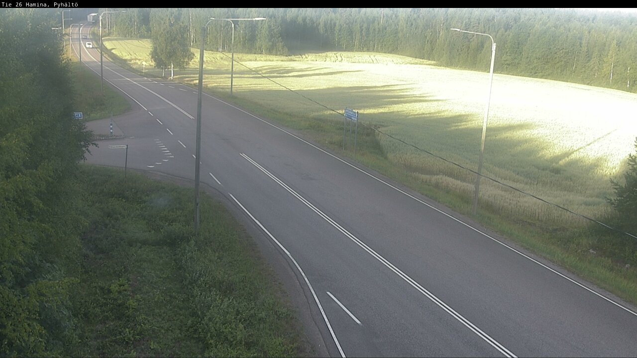 Weather Camera Image Road 26 Hamina, Pyhältö, Hamina, Kymenlaakso