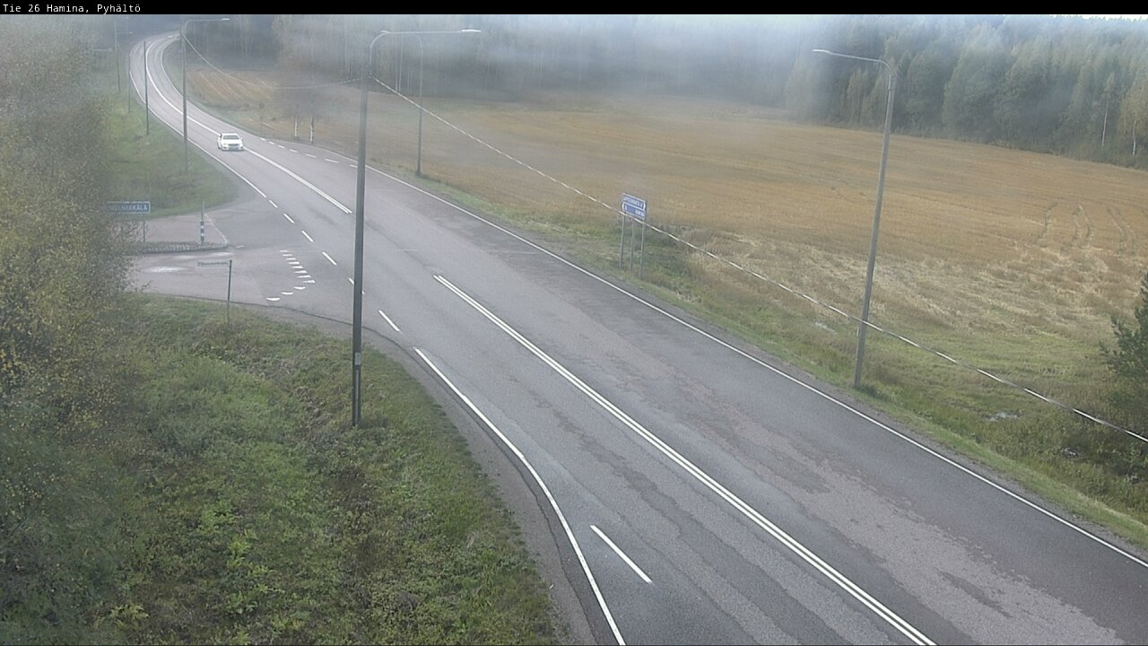 Kelikamerat Kuva Tie 26 Hamina, Pyhältö, Hamina, Kymenlaakso