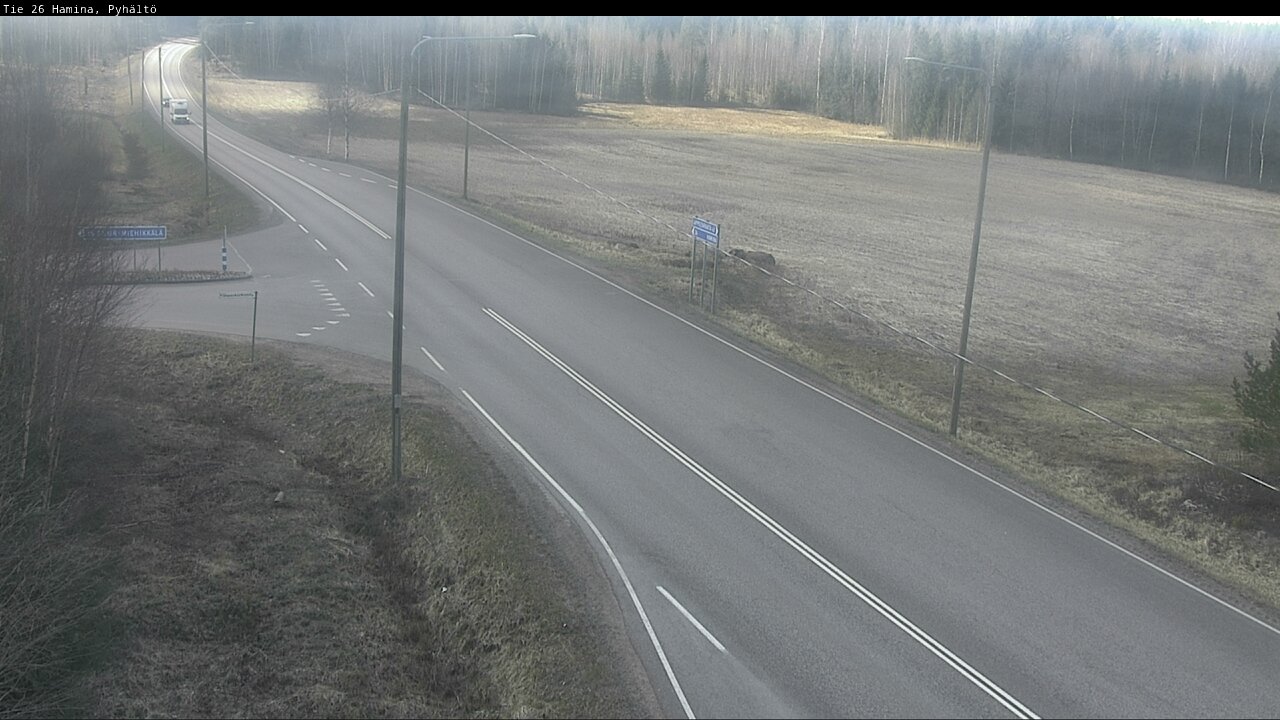 Kelikamerat Kuva Tie 26 Hamina, Pyhältö, Hamina, Kymenlaakso