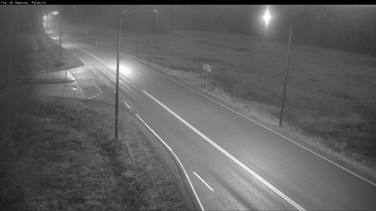 Kelikamerat Kuva Tie 26 Hamina, Pyhältö, Hamina, Kymenlaakso