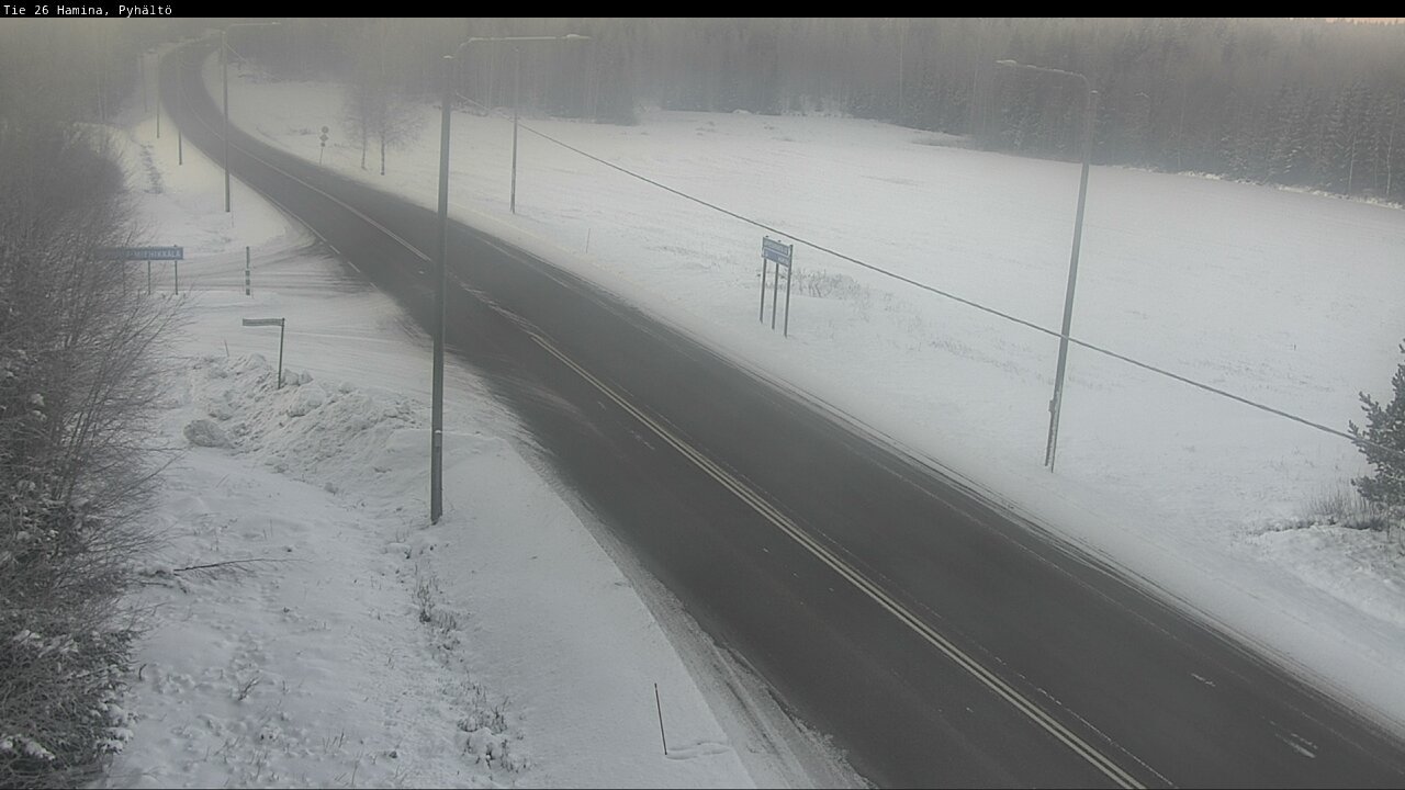 Kelikamerat Kuva Tie 26 Hamina, Pyhältö, Hamina, Kymenlaakso