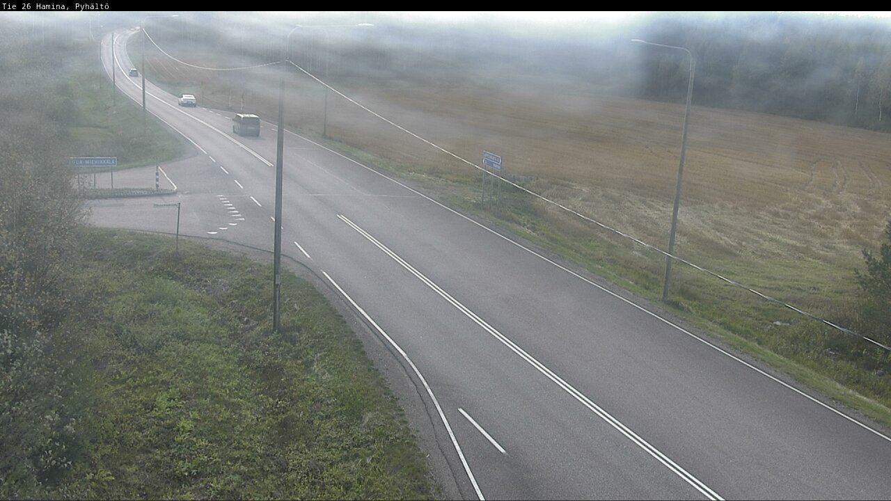 Weather Camera Image Road 26 Hamina, Pyhältö, Hamina, Kymenlaakso