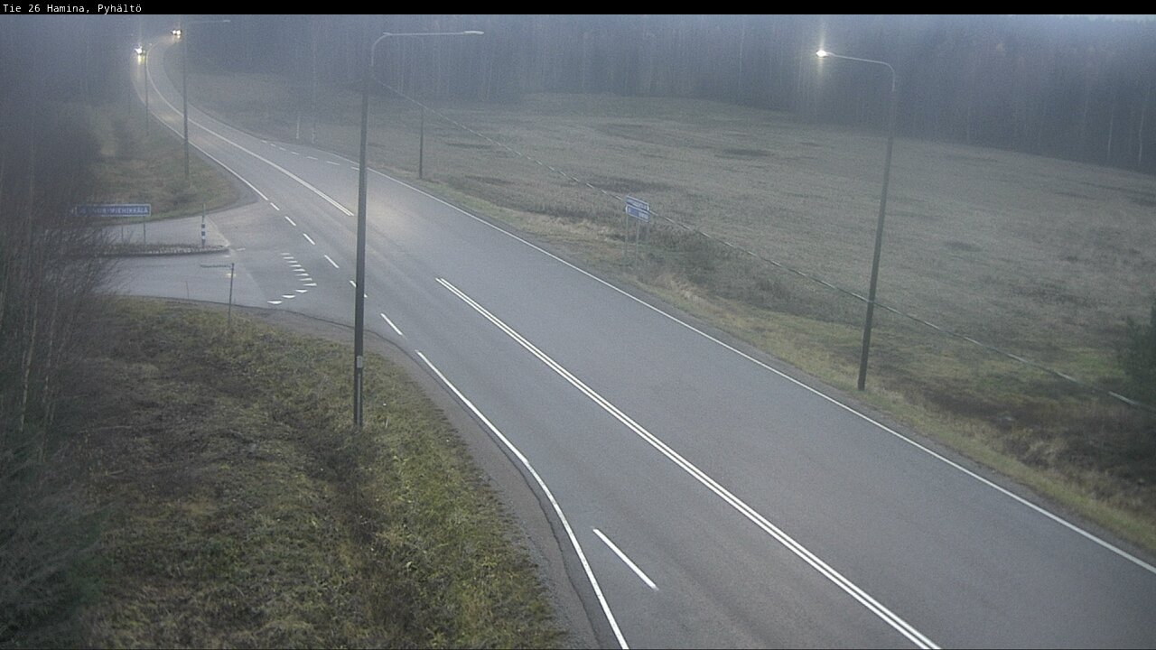 Kelikamerat Kuva Tie 26 Hamina, Pyhältö, Hamina, Kymenlaakso