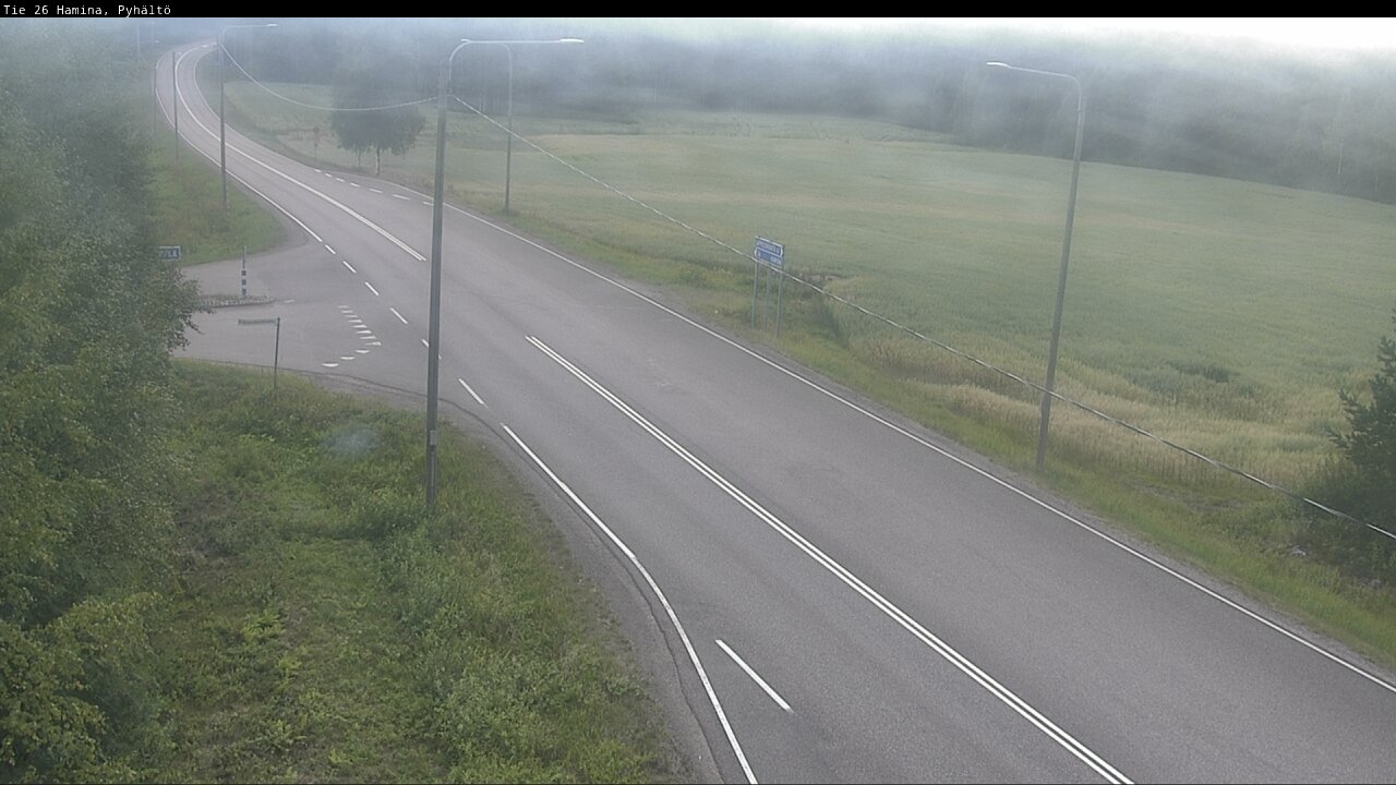 Kelikamerat Kuva Tie 26 Hamina, Pyhältö, Hamina, Kymenlaakso