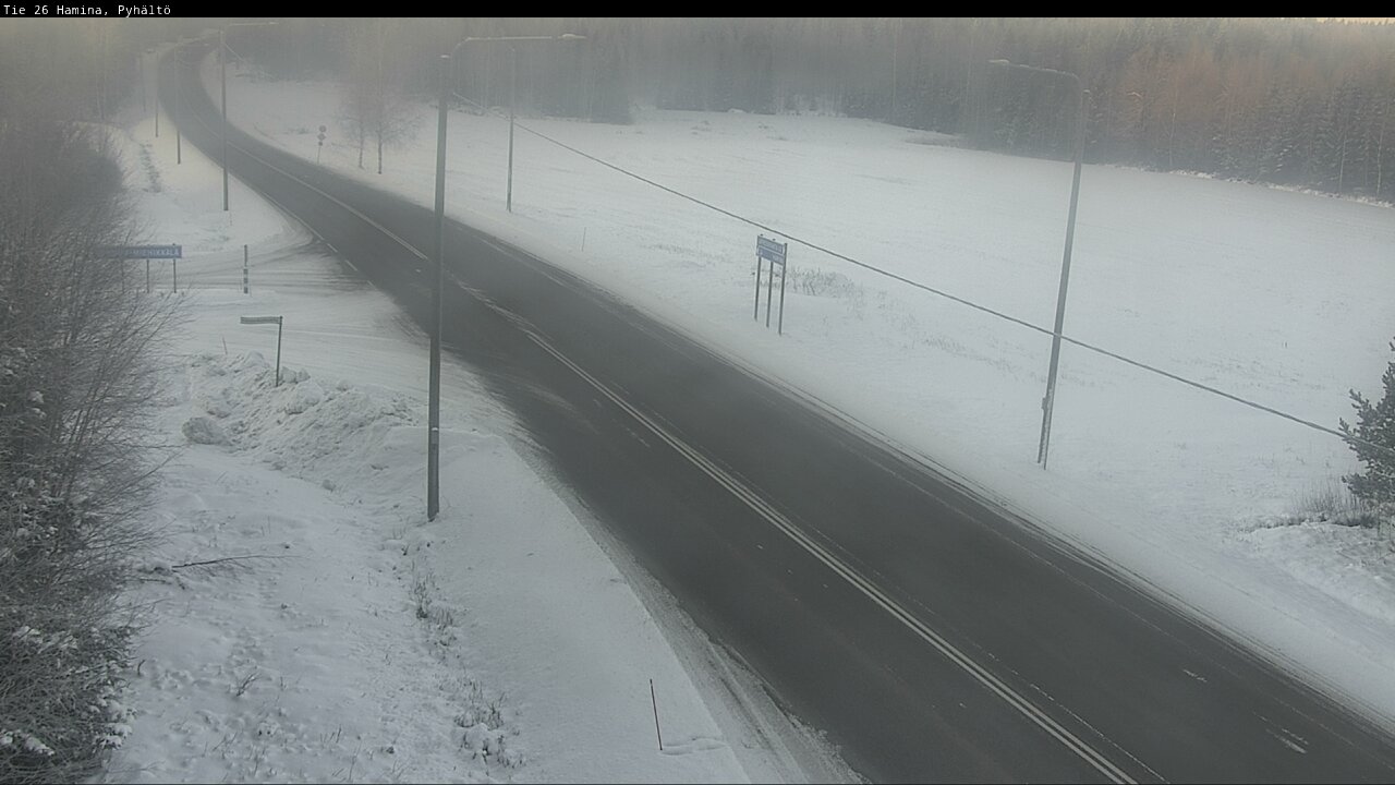 Kelikamerat Kuva Tie 26 Hamina, Pyhältö, Hamina, Kymenlaakso