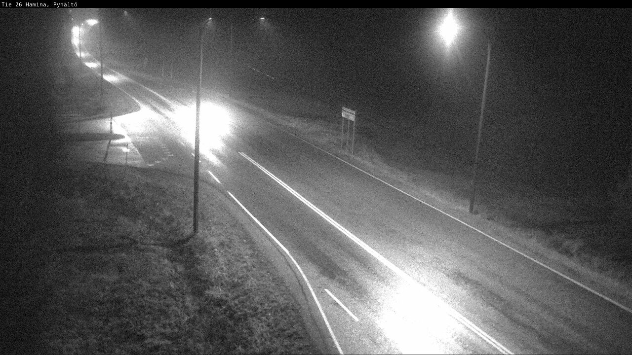 Kelikamerat Kuva Tie 26 Hamina, Pyhältö, Hamina, Kymenlaakso