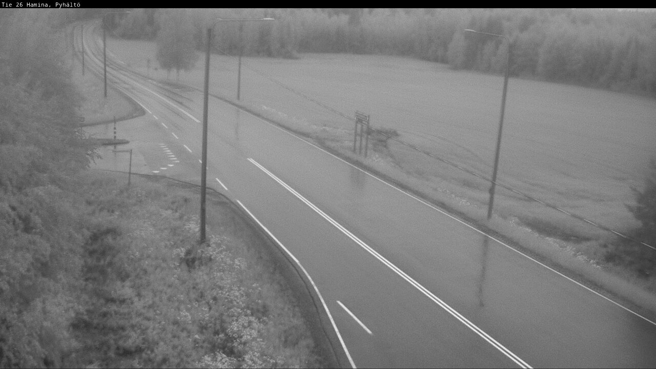 Kelikamerat Kuva Tie 26 Hamina, Pyhältö, Hamina, Kymenlaakso