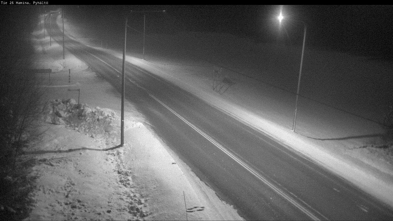 Kelikamerat Kuva Tie 26 Hamina, Pyhältö, Hamina, Kymenlaakso