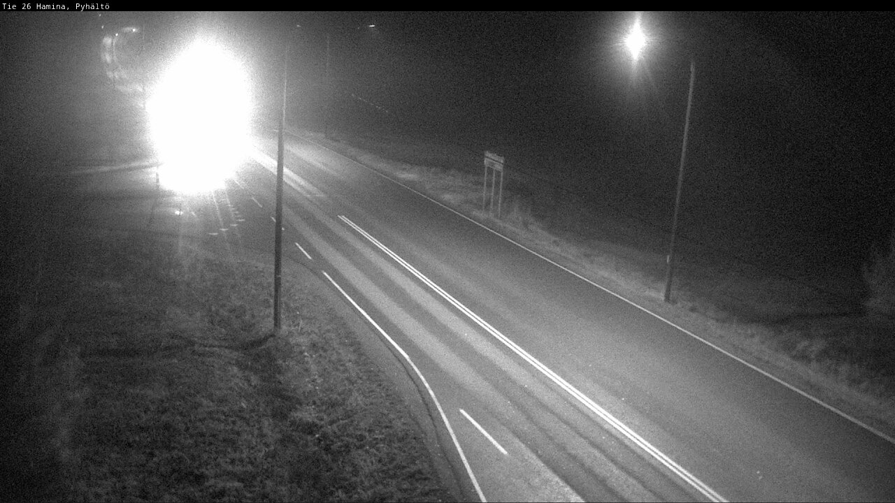 Kelikamerat Kuva Tie 26 Hamina, Pyhältö, Hamina, Kymenlaakso