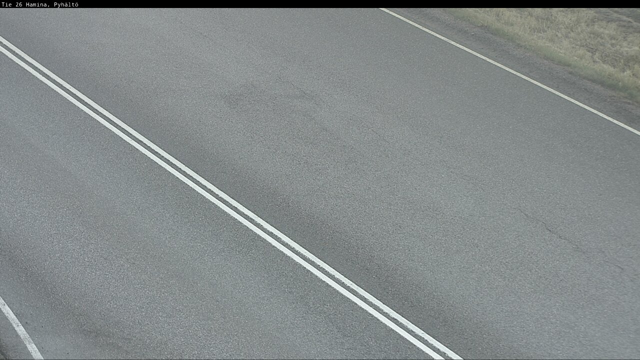 Weather Camera Image Väg 26 Pyhältö, Hamina, Kymenlaakso