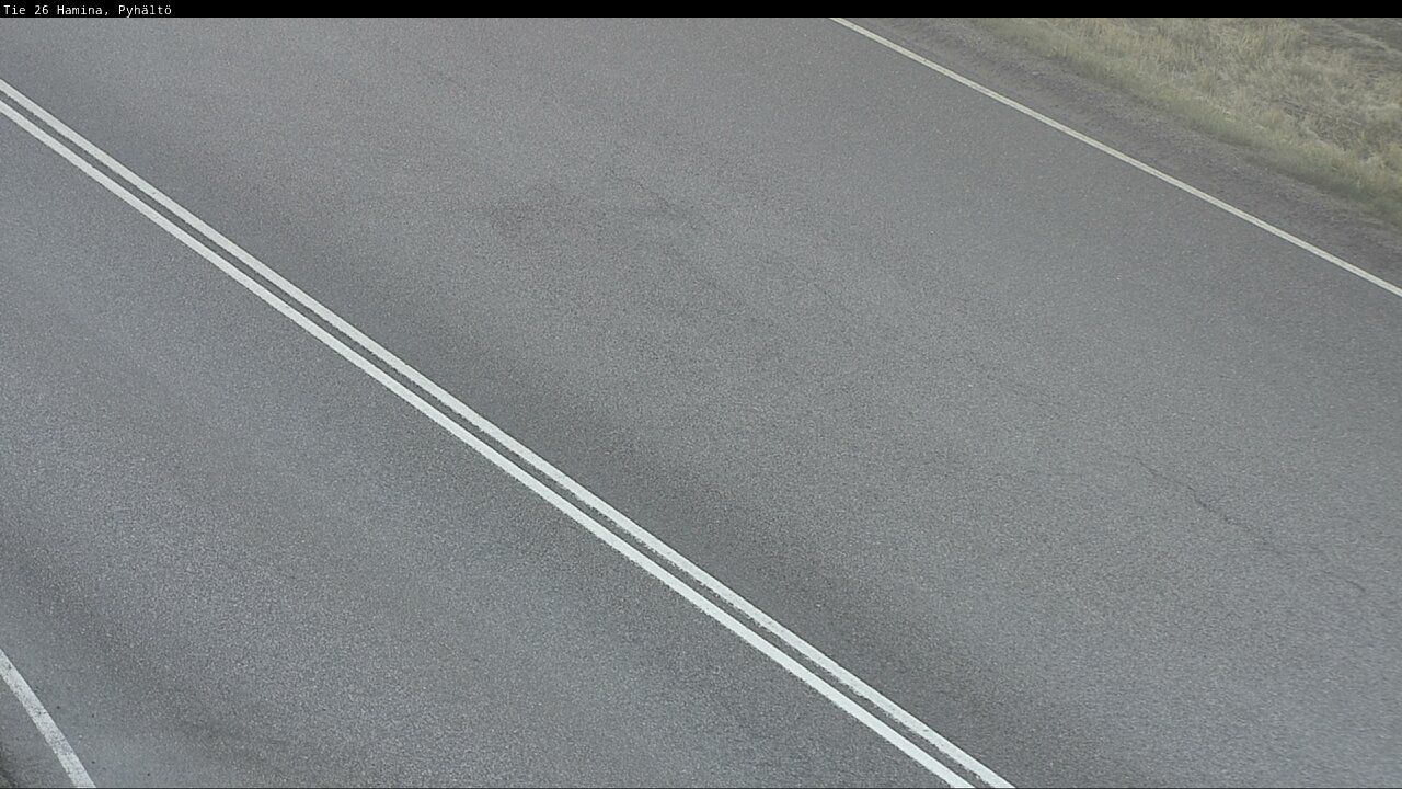 Weather Camera Image Väg 26 Pyhältö, Hamina, Kymenlaakso