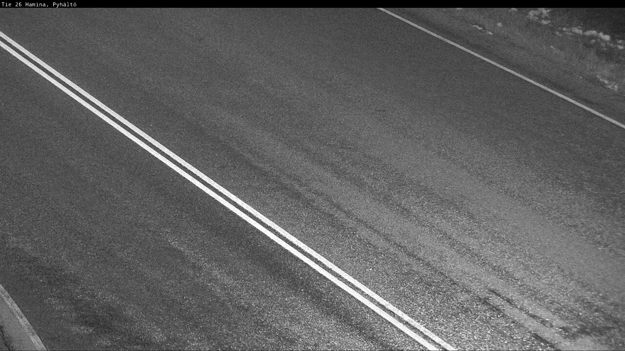 Weather Camera Image Väg 26 Pyhältö, Hamina, Kymenlaakso