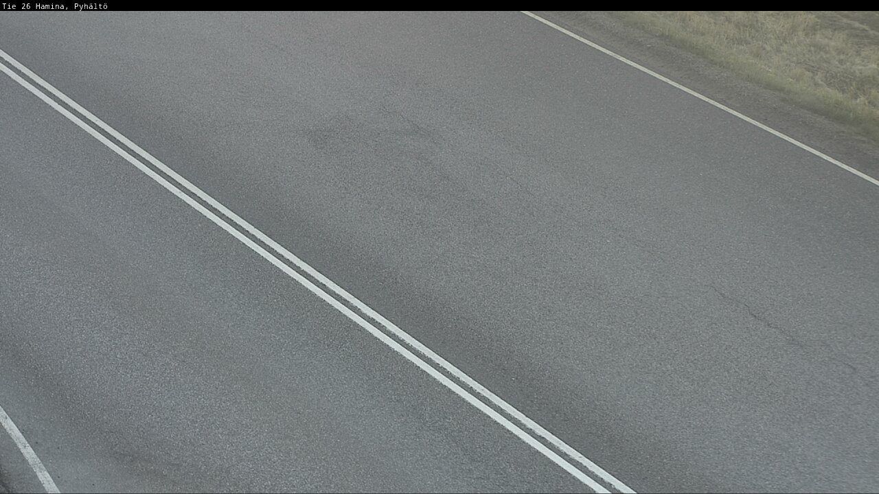 Weather Camera Image Väg 26 Pyhältö, Hamina, Kymenlaakso