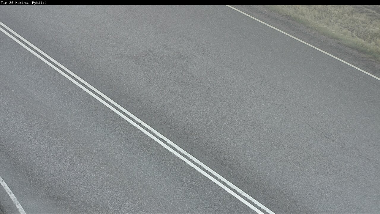 Weather Camera Image Väg 26 Pyhältö, Hamina, Kymenlaakso