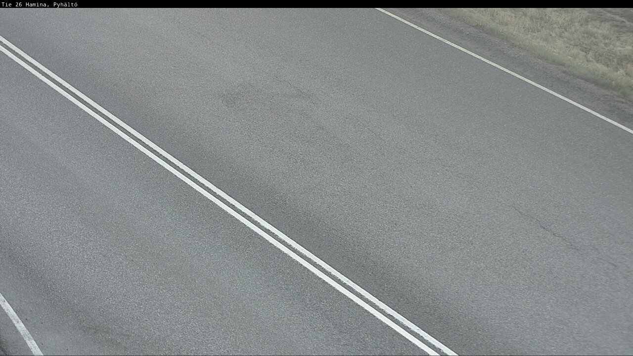 Weather Camera Image Väg 26 Pyhältö, Hamina, Kymenlaakso