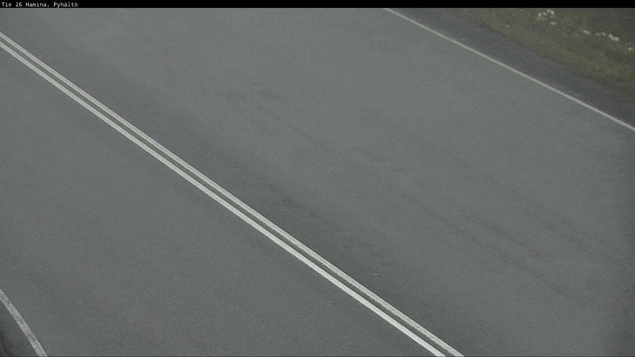 Weather Camera Image Väg 26 Pyhältö, Hamina, Kymenlaakso