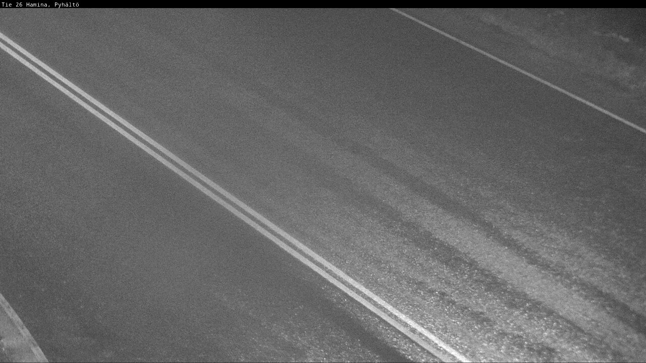 Weather Camera Image Väg 26 Pyhältö, Hamina, Kymenlaakso