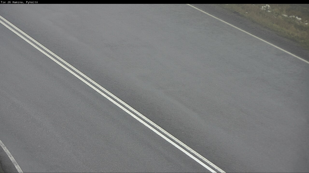 Weather Camera Image Väg 26 Pyhältö, Hamina, Kymenlaakso