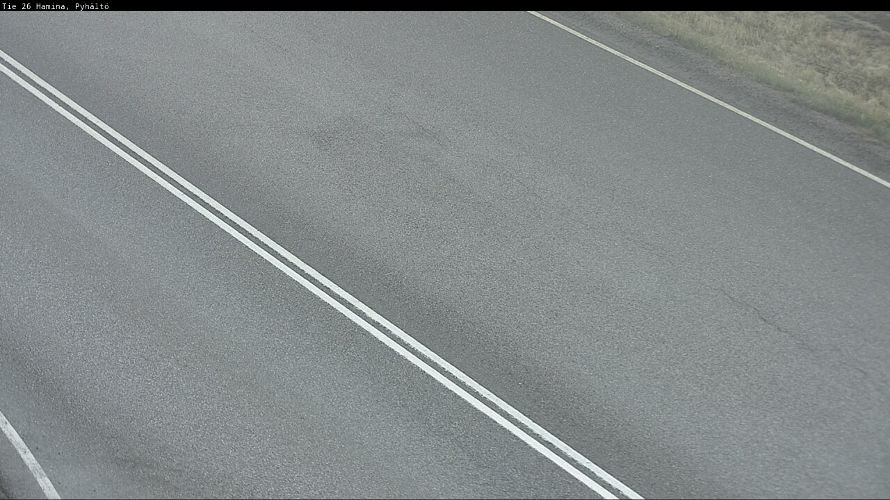 Weather Camera Image Väg 26 Pyhältö, Hamina, Kymenlaakso