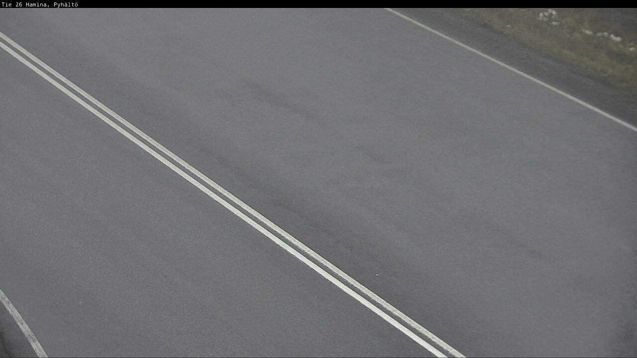 Weather Camera Image Väg 26 Pyhältö, Hamina, Kymenlaakso