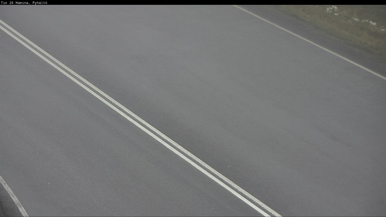 Weather Camera Image Väg 26 Pyhältö, Hamina, Kymenlaakso