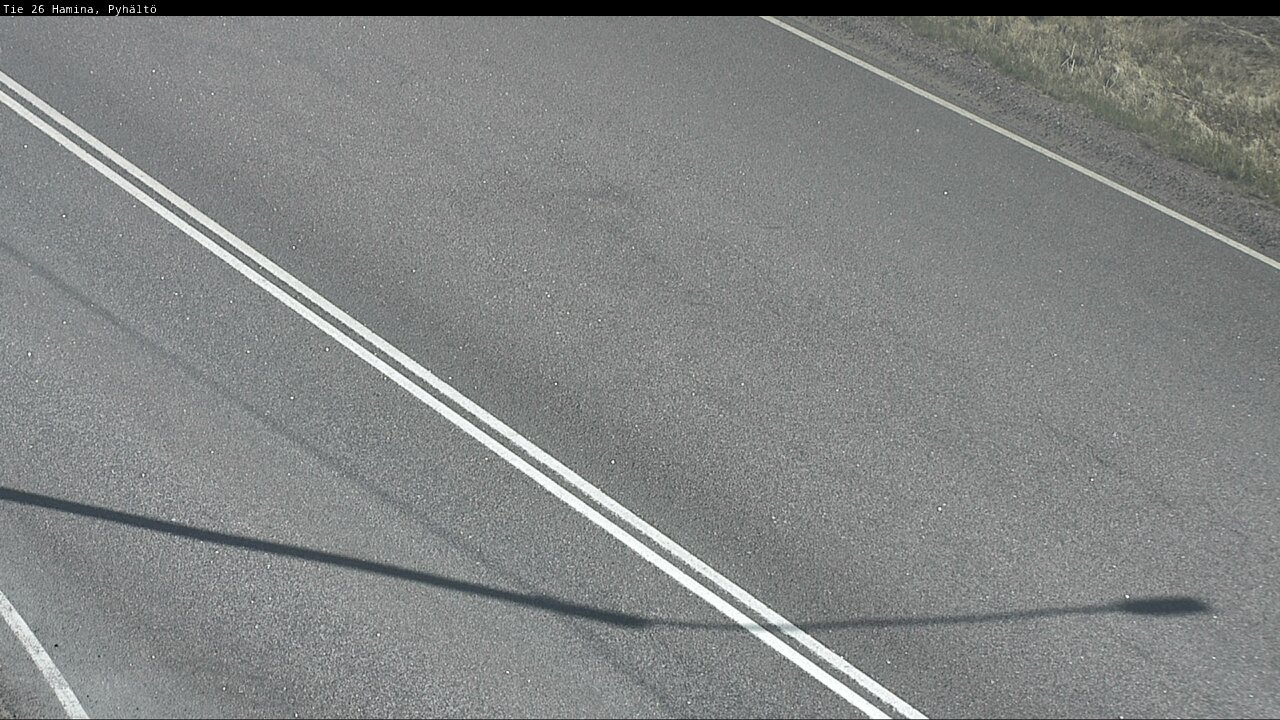 Weather Camera Image Väg 26 Pyhältö, Hamina, Kymenlaakso