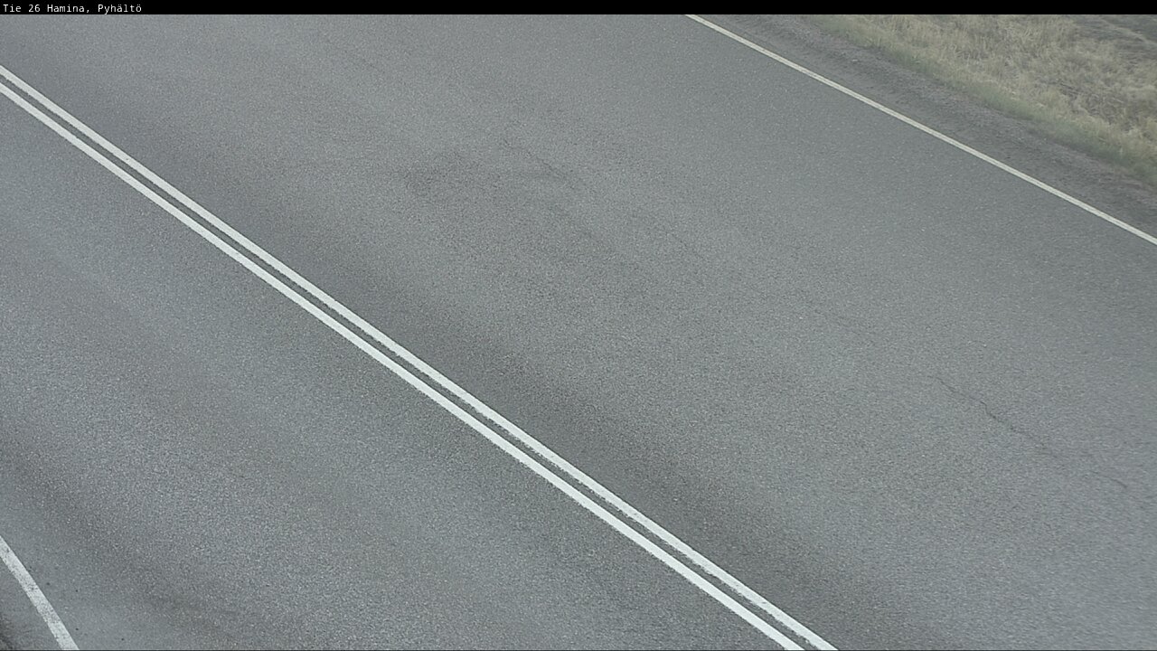 Weather Camera Image Väg 26 Pyhältö, Hamina, Kymenlaakso