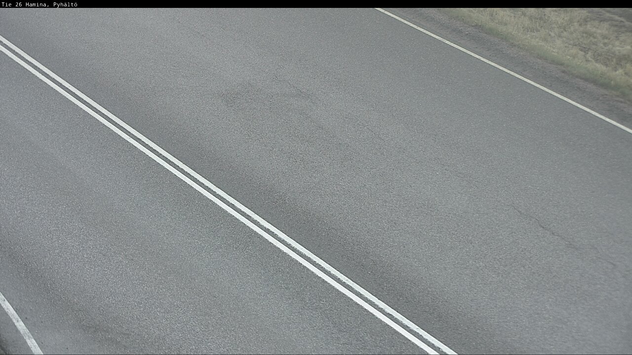 Weather Camera Image Väg 26 Pyhältö, Hamina, Kymenlaakso