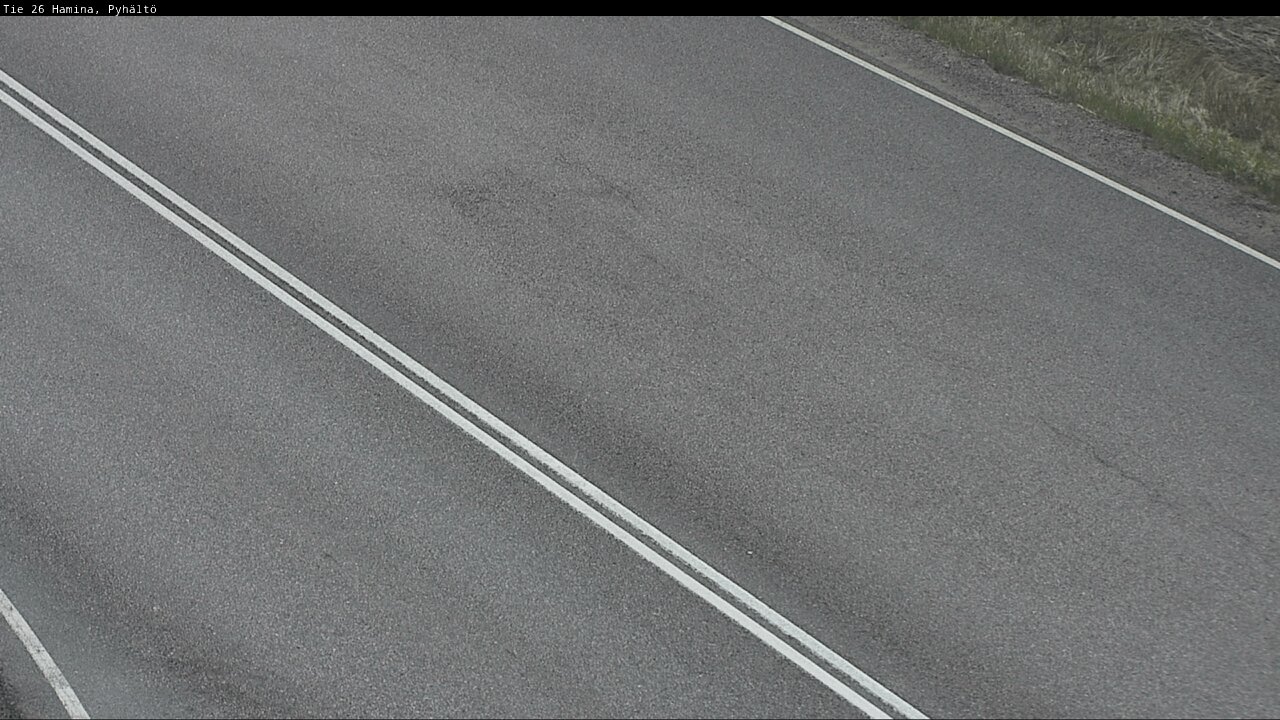 Weather Camera Image Väg 26 Pyhältö, Hamina, Kymenlaakso