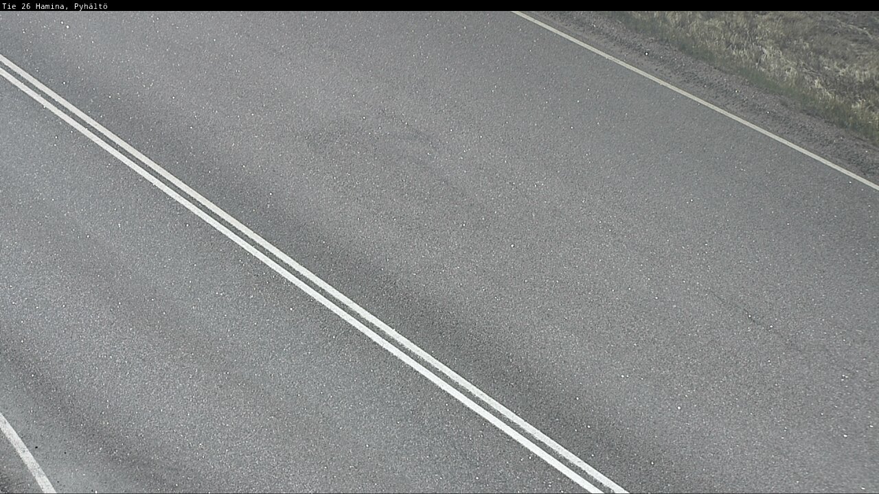 Weather Camera Image Väg 26 Pyhältö, Hamina, Kymenlaakso