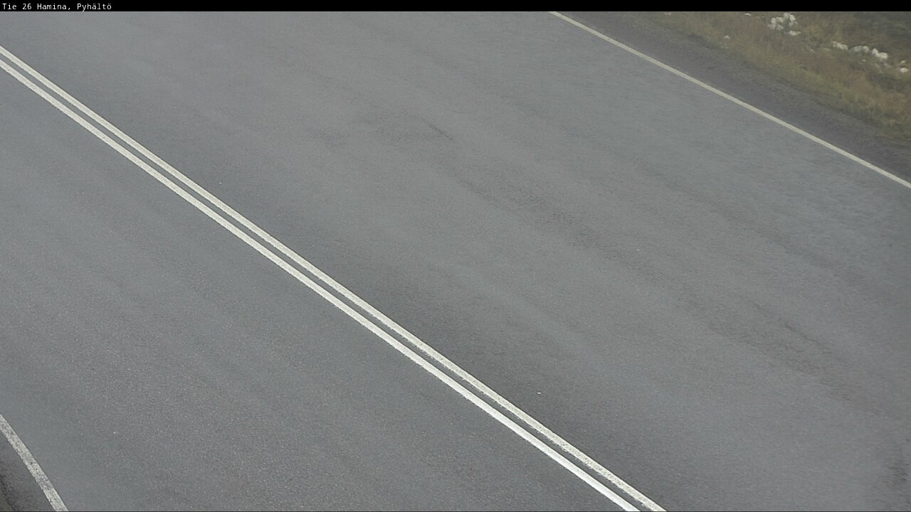 Weather Camera Image Väg 26 Pyhältö, Hamina, Kymenlaakso
