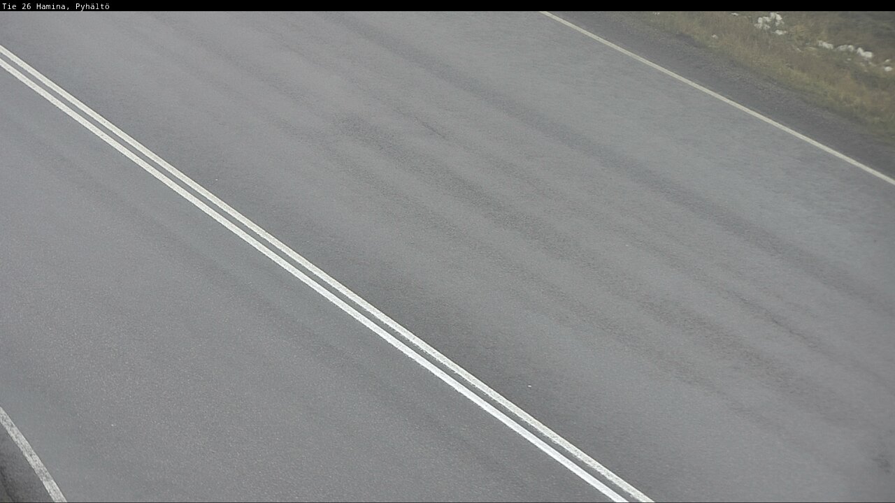 Weather Camera Image Väg 26 Pyhältö, Hamina, Kymenlaakso