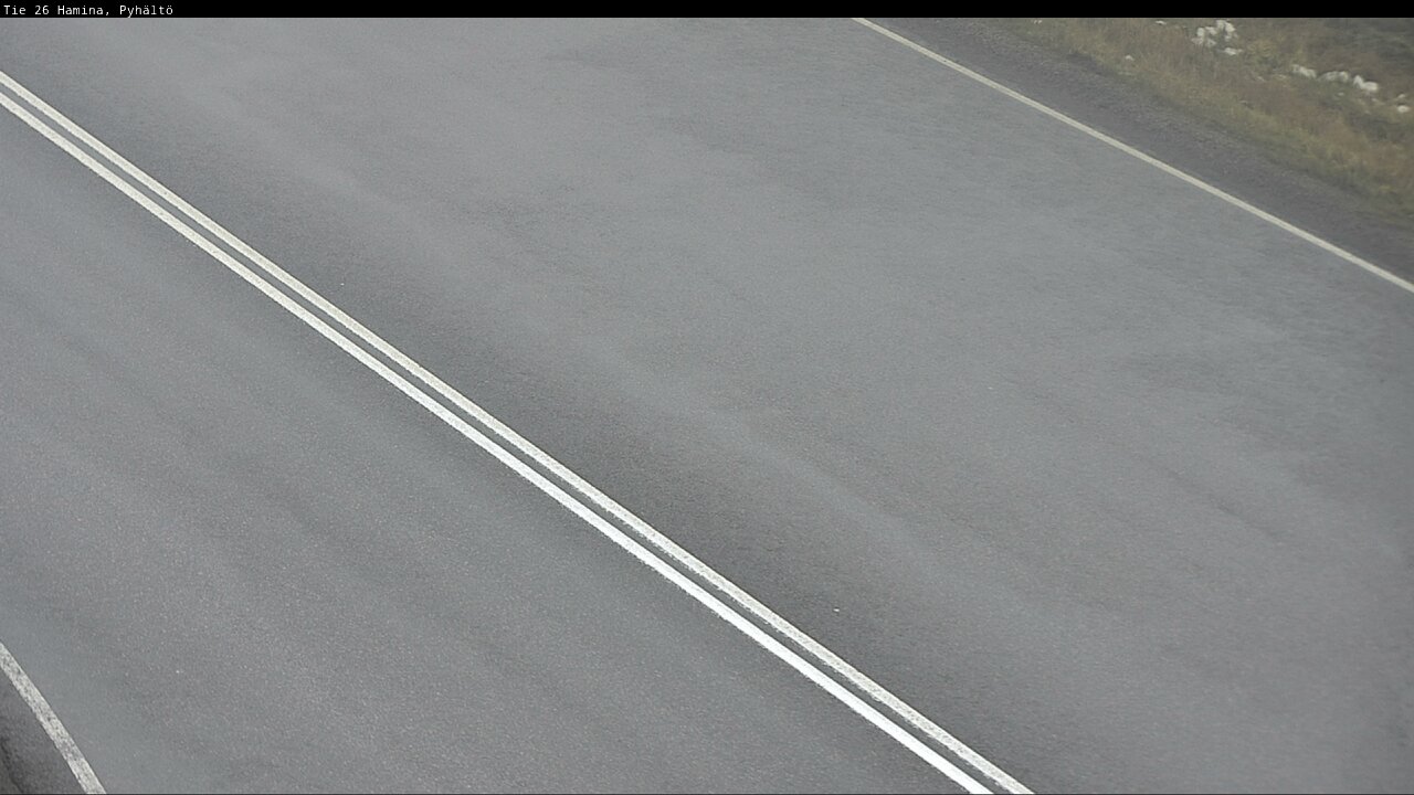 Weather Camera Image Väg 26 Pyhältö, Hamina, Kymenlaakso