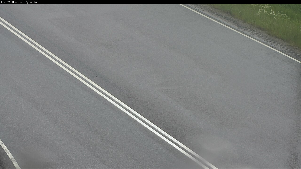 Weather Camera Image Väg 26 Pyhältö, Hamina, Kymenlaakso