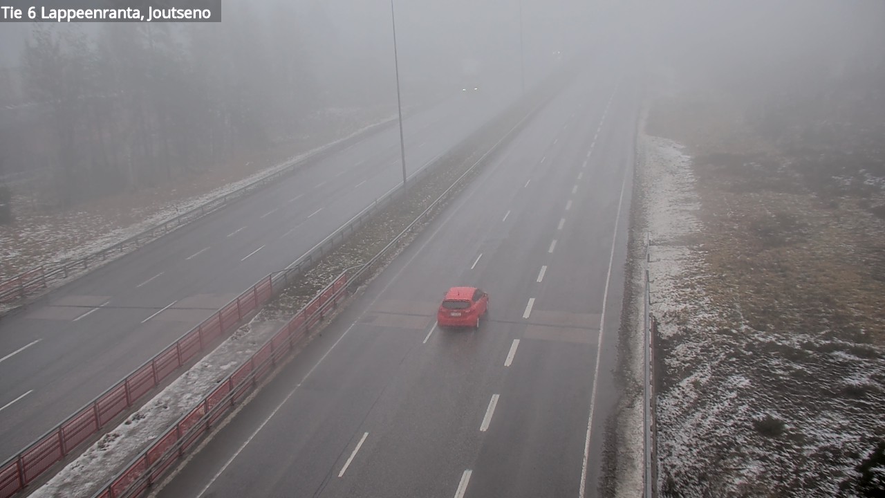 Weather Camera Image Väg 6 Villmanstrand, jotseno, Lappeenranta, Etelä-Karjala