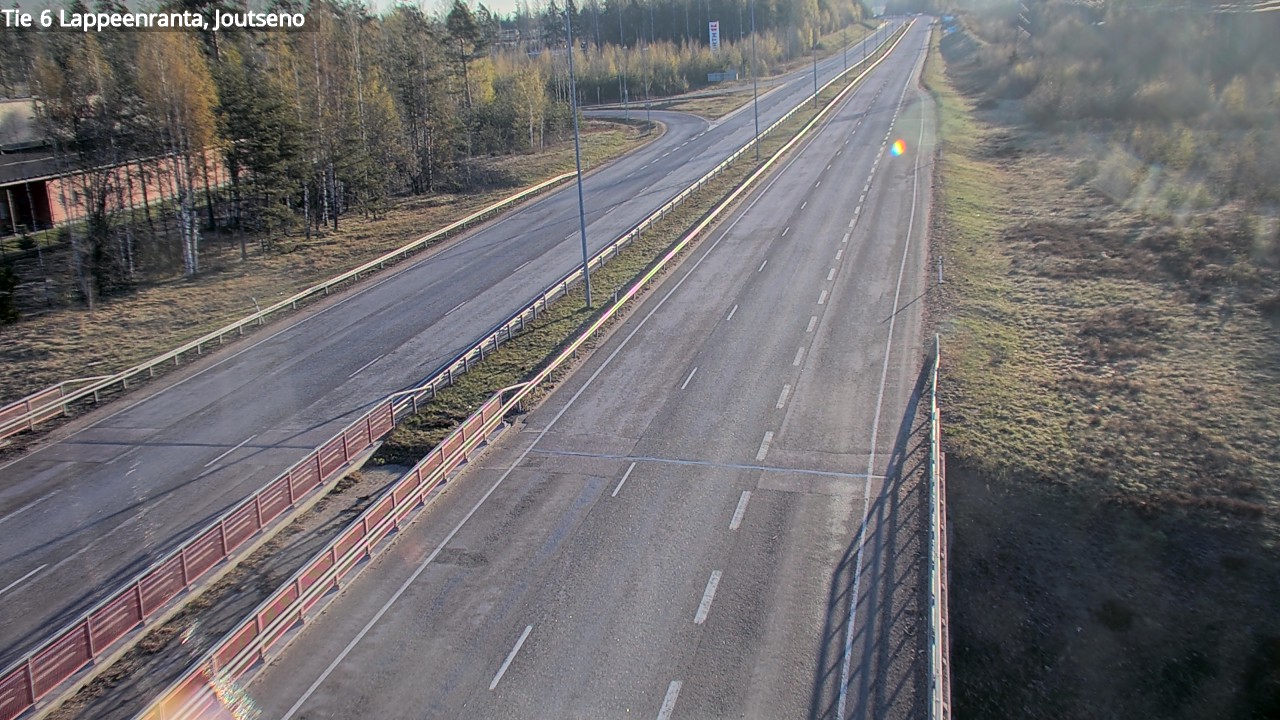 Weather Camera Image Väg 6 Villmanstrand, jotseno, Lappeenranta, Etelä-Karjala