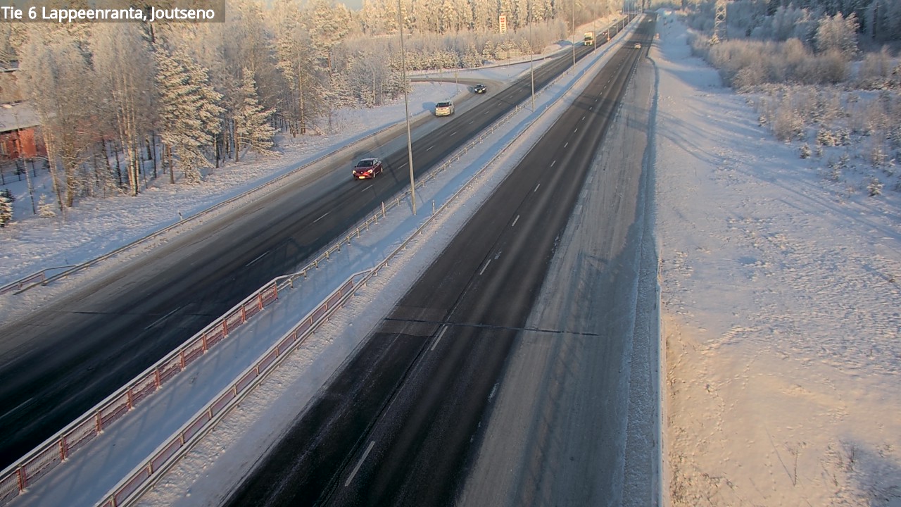Weather Camera Image Road 6 Lappeenranta, Joutseno, Lappeenranta, Etelä-Karjala