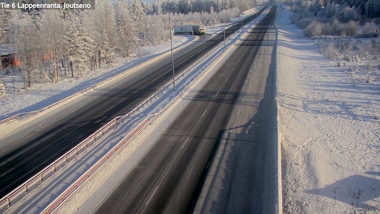 Weather Camera Image Road 6 Lappeenranta, Joutseno, Lappeenranta, Etelä-Karjala