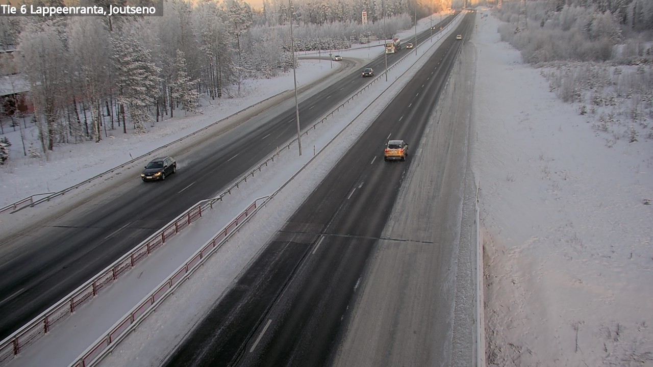 Weather Camera Image Road 6 Lappeenranta, Joutseno, Lappeenranta, Etelä-Karjala