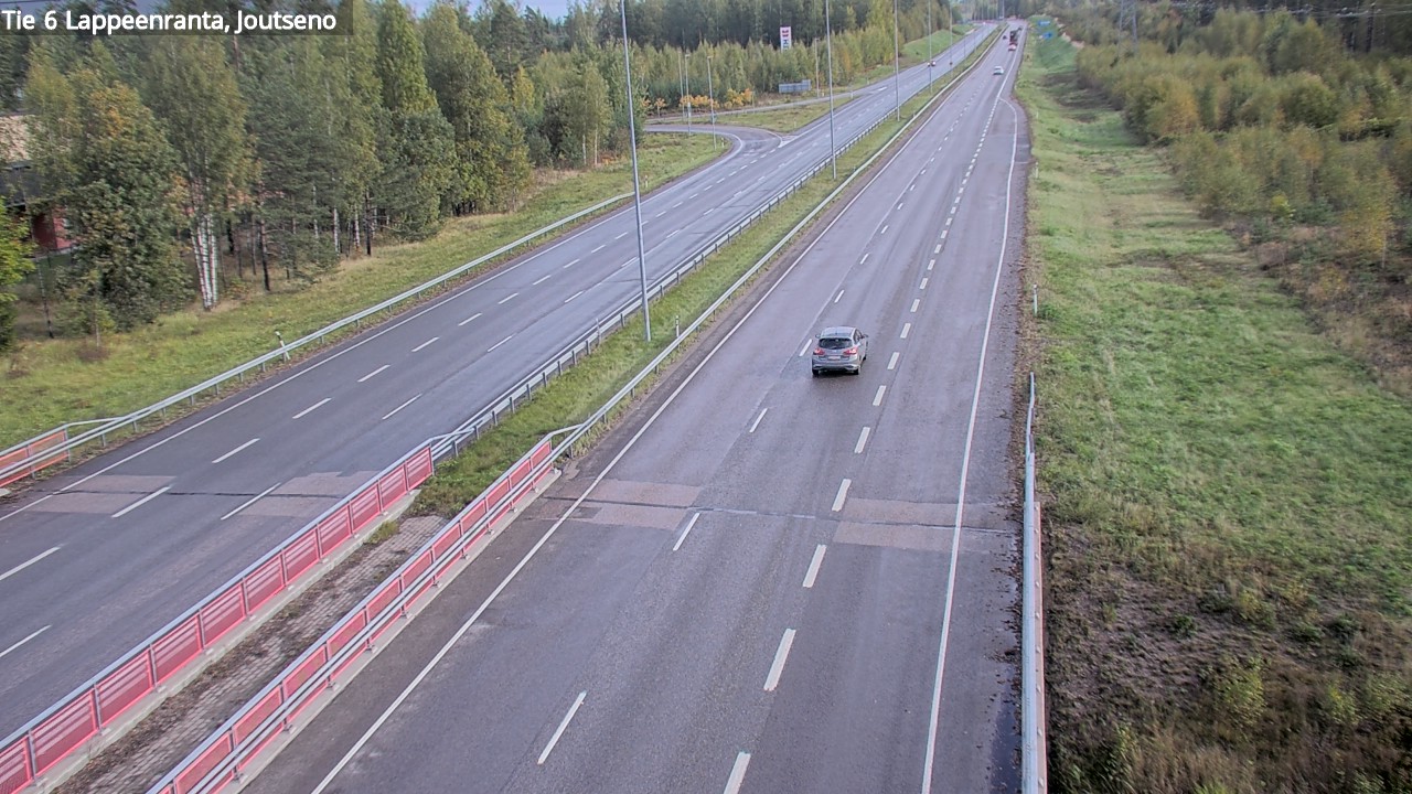 Weather Camera Image Road 6 Lappeenranta, Joutseno, Lappeenranta, Etelä-Karjala