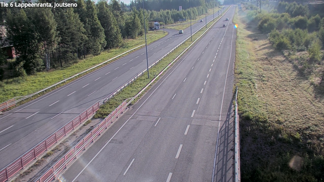 Weather Camera Image Road 6 Lappeenranta, Joutseno, Lappeenranta, Etelä-Karjala