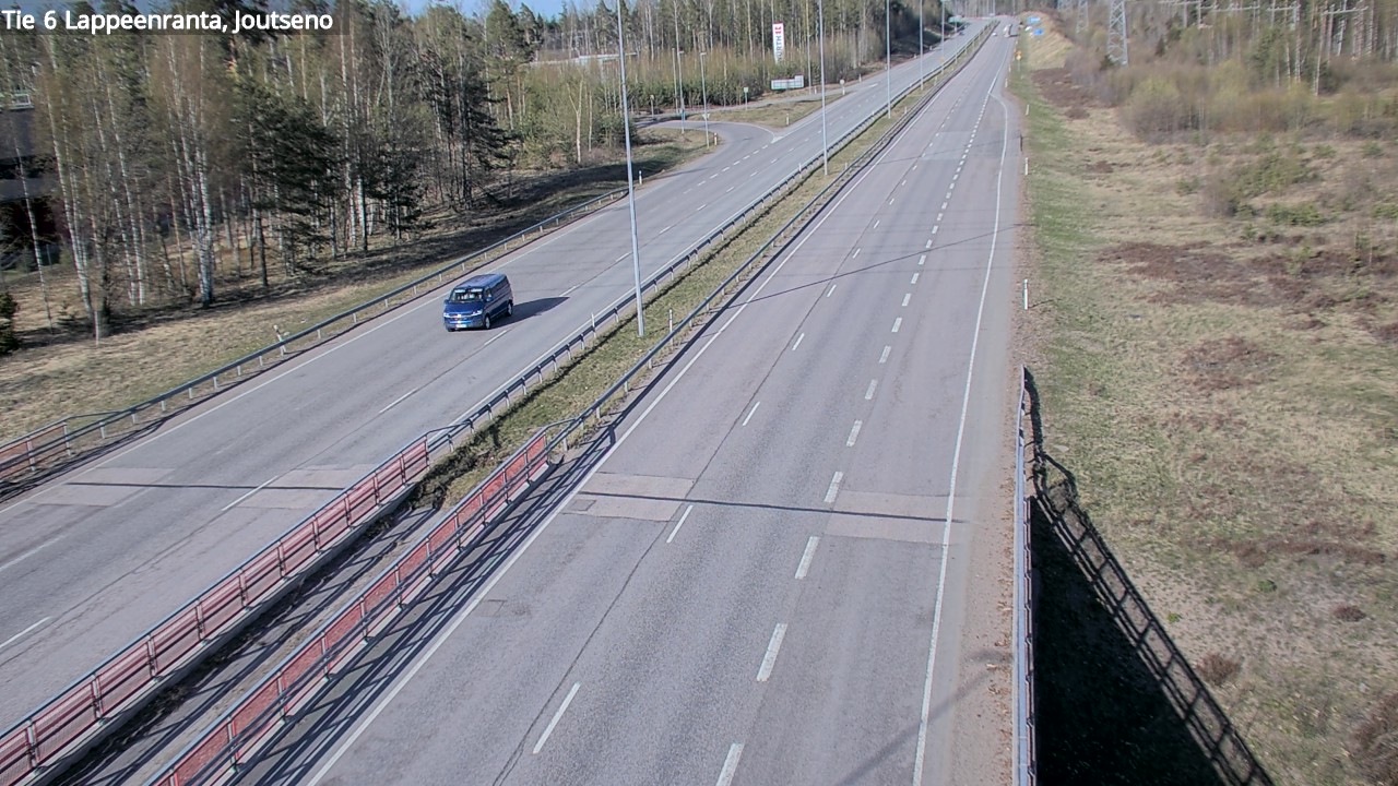 Weather Camera Image Väg 6 Villmanstrand, jotseno, Lappeenranta, Etelä-Karjala