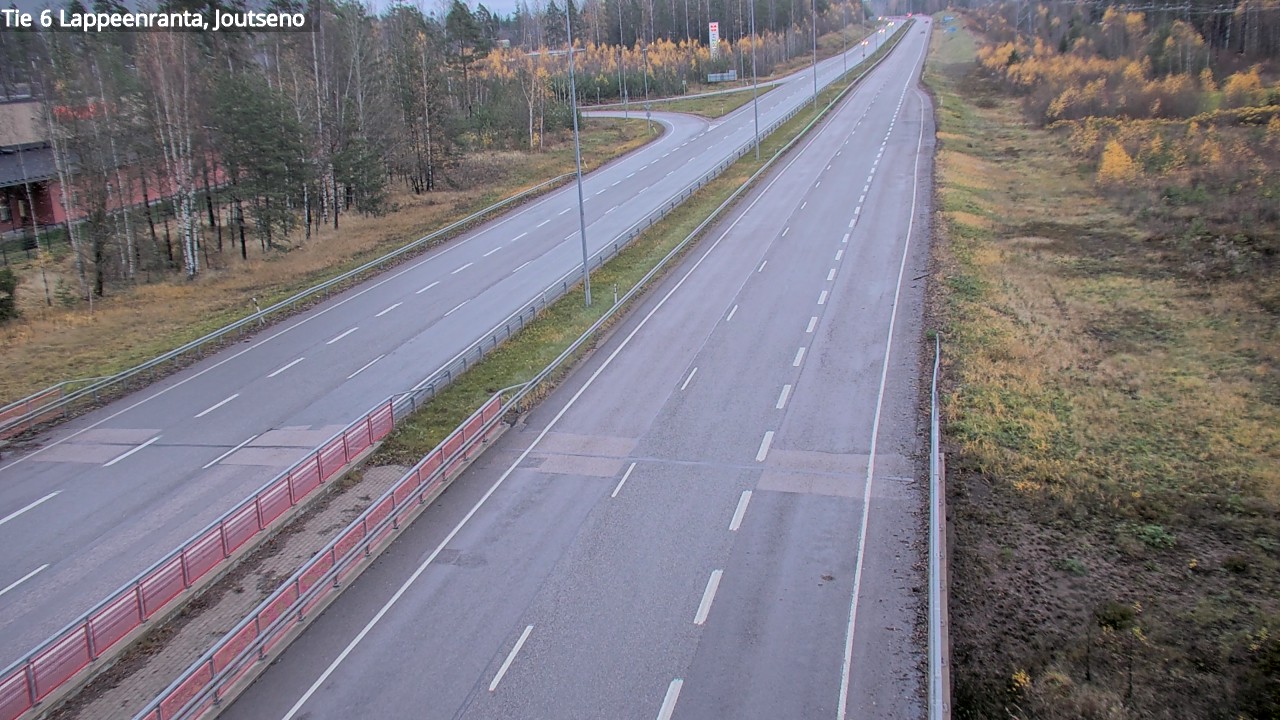 Weather Camera Image Road 6 Lappeenranta, Joutseno, Lappeenranta, Etelä-Karjala