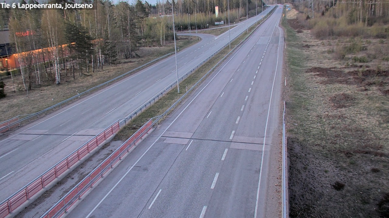 Weather Camera Image Väg 6 Villmanstrand, jotseno, Lappeenranta, Etelä-Karjala