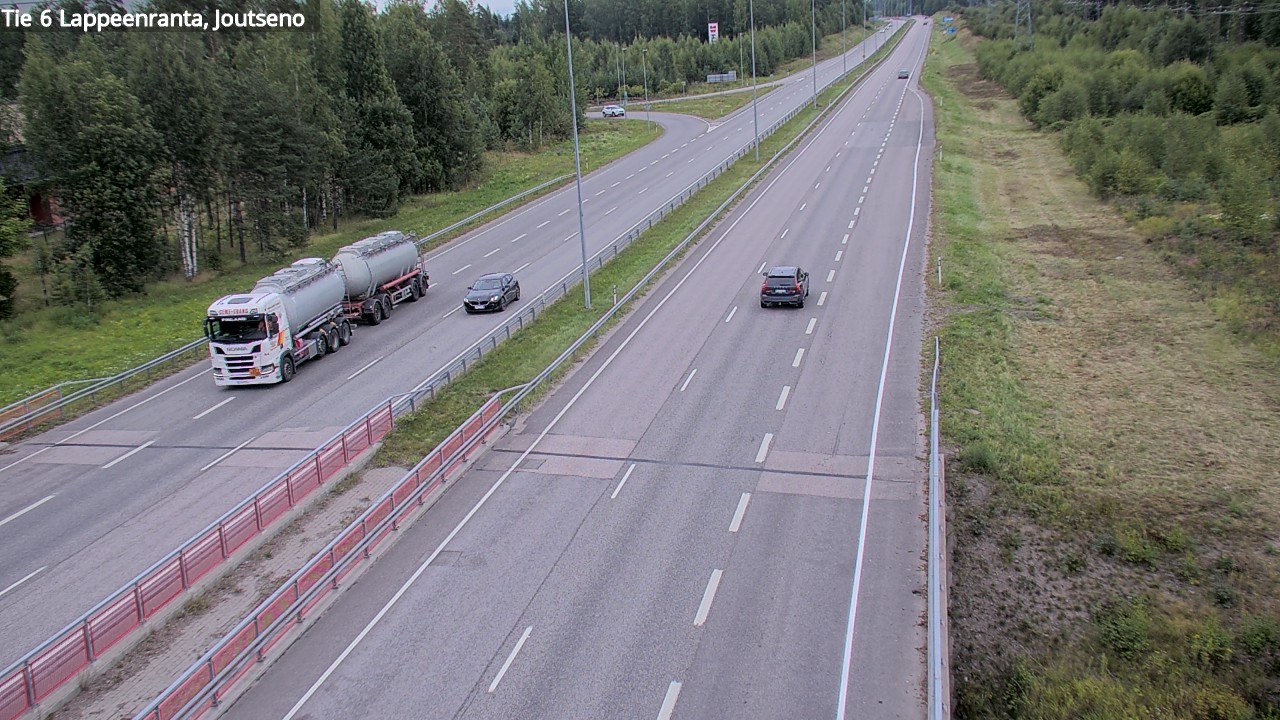 Weather Camera Image Road 6 Lappeenranta, Joutseno, Lappeenranta, Etelä-Karjala