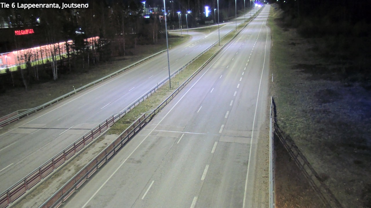 Weather Camera Image Väg 6 Villmanstrand, jotseno, Lappeenranta, Etelä-Karjala