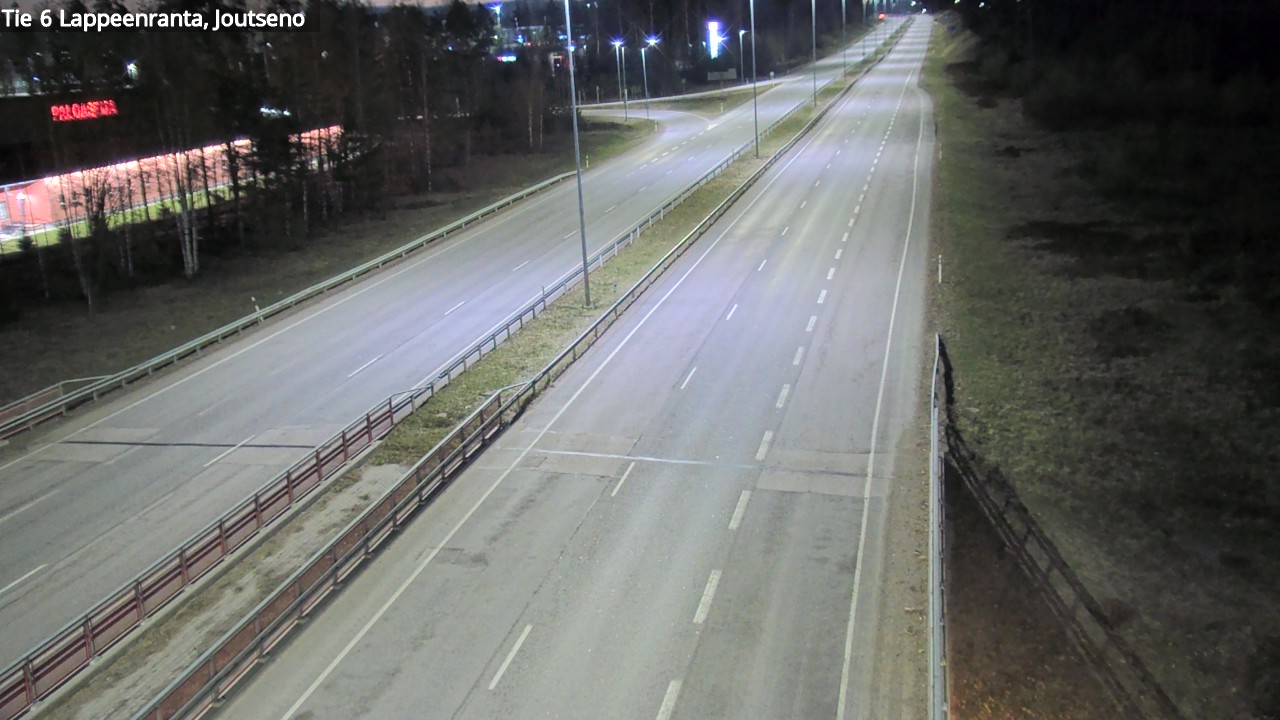 Weather Camera Image Road 6 Lappeenranta, Joutseno, Lappeenranta, Etelä-Karjala