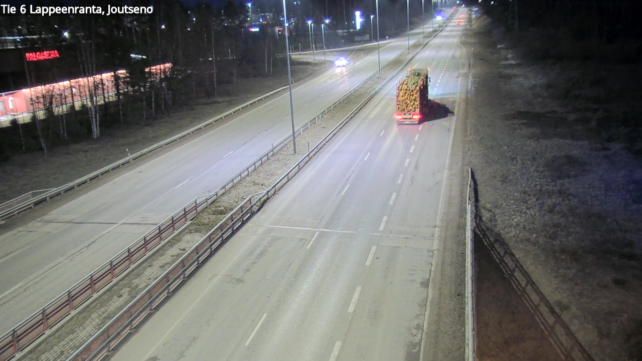 Weather Camera Image Road 6 Lappeenranta, Joutseno, Lappeenranta, Etelä-Karjala