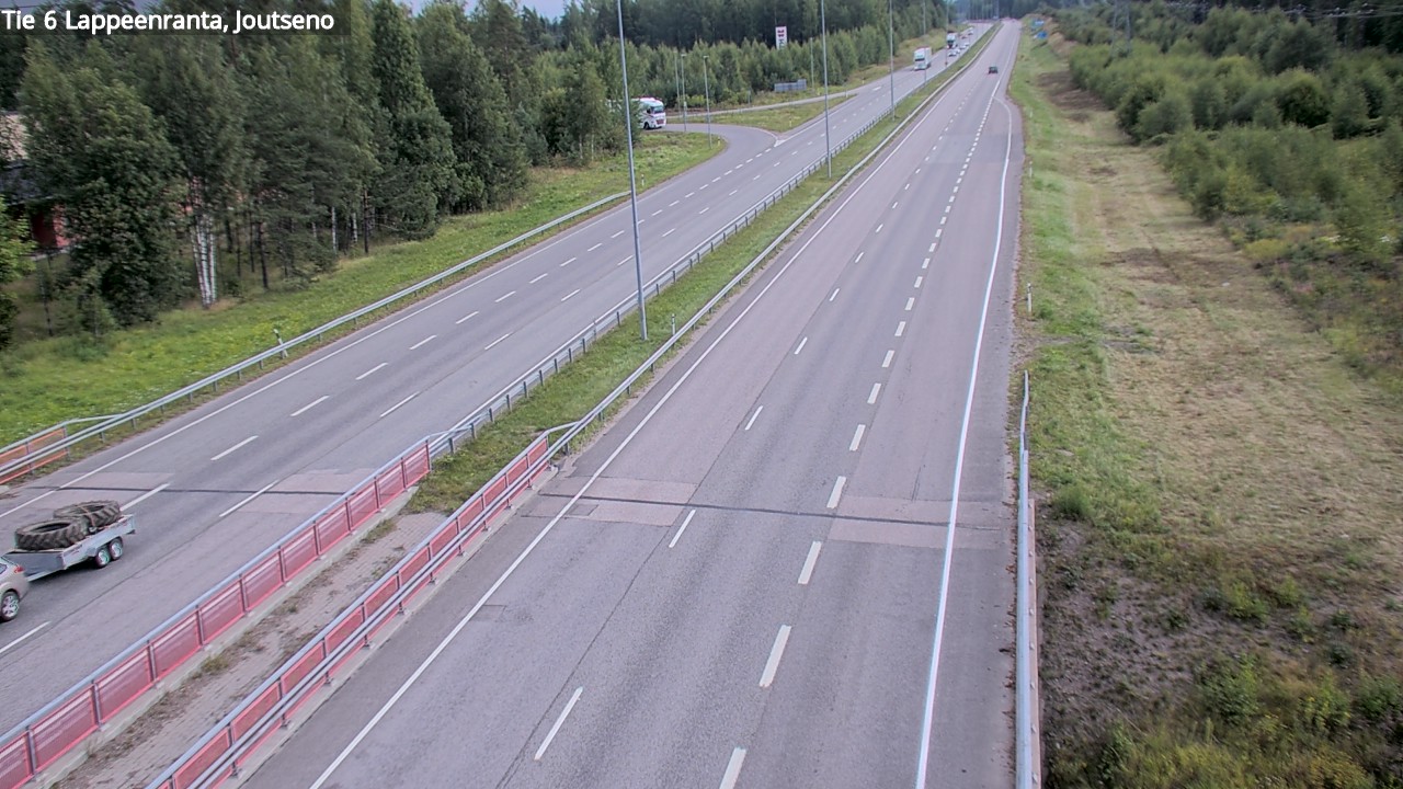 Weather Camera Image Road 6 Lappeenranta, Joutseno, Lappeenranta, Etelä-Karjala