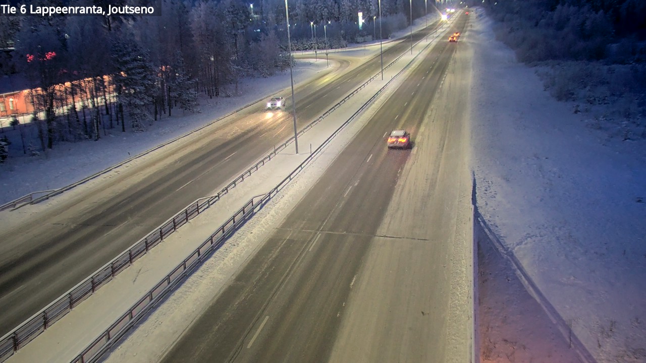 Weather Camera Image Road 6 Lappeenranta, Joutseno, Lappeenranta, Etelä-Karjala